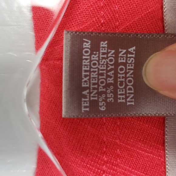 Set Of 2 White Stag Blue Open Flowy Top & Red Open Flowy Light Top Wmns … - Picture 13 of 16